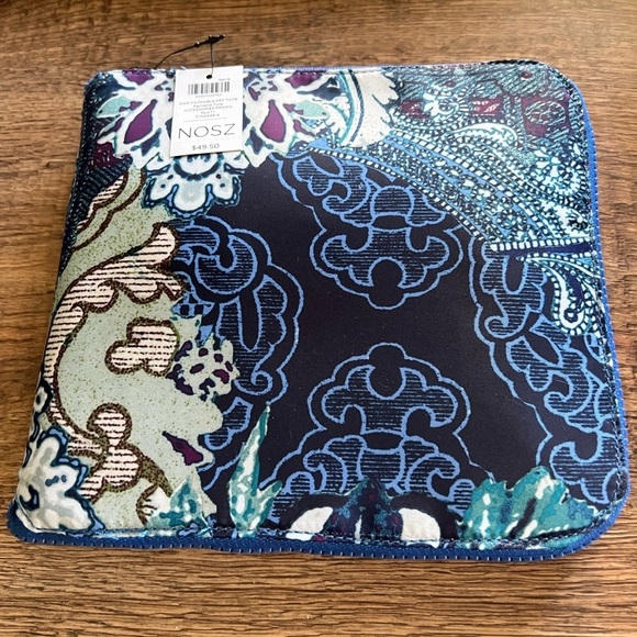 Chico's Handbags - NWT Chicos | Packable Tote | Blue, Teal, Purple Paisley Printed Bag